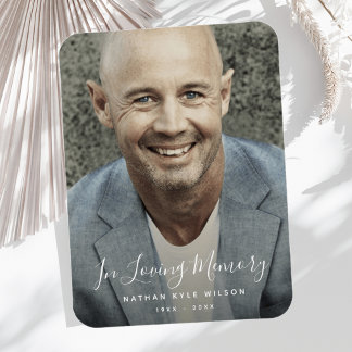 Ímã Tributo Memorial Personalizado de Foto Personaliza