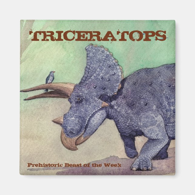 Imã Triceratops Magnet (Frente)