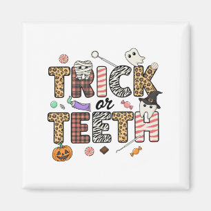 Imã Trick Or Dentes Candy Corn Higienista Dental Assus