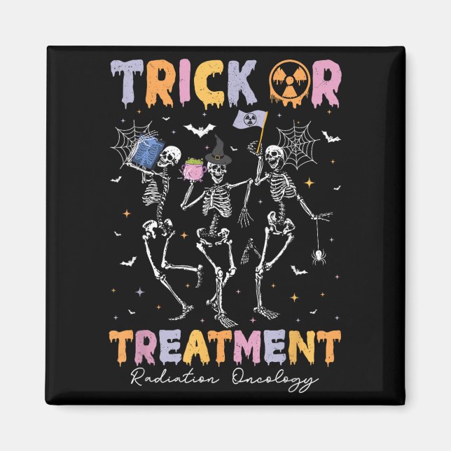 Imã Trick Or Halloween Radioterapia Oncológica Rad Ter (Frente)