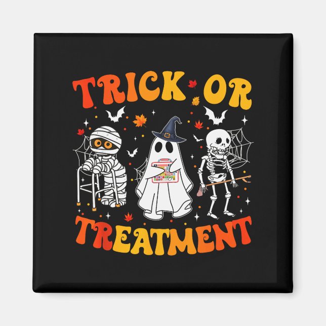 Imã Trick Or Pt Physical Therapy Therast Halloween  (Frente)