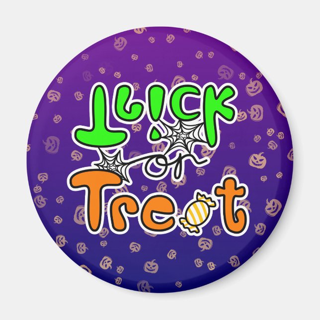 Imã Trick or Treat do Halloween (Frente)
