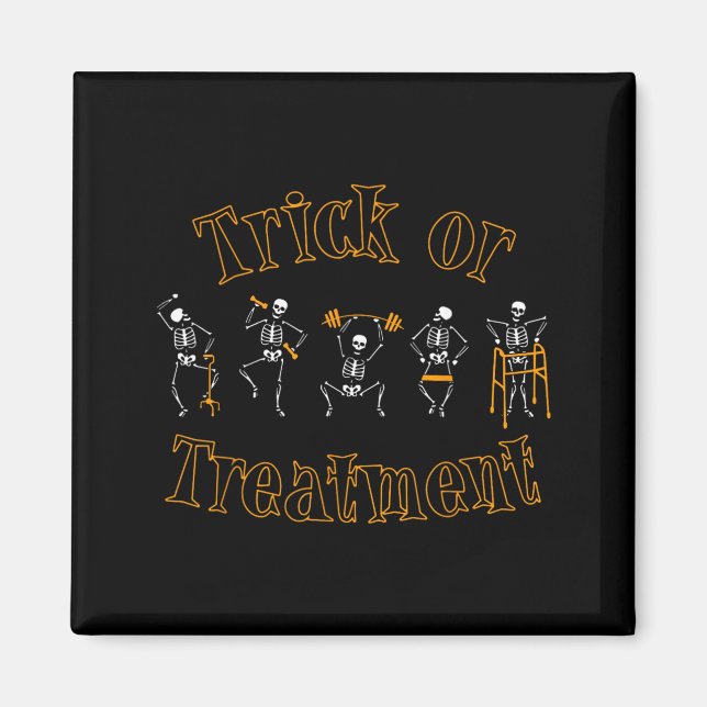 Imã Trick Or Treatment Pt Fisioterapeuta (Frente)