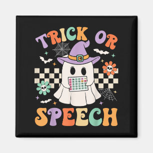 Imã Trick Ou Speech Halloween Bp Retro Speech Therapy
