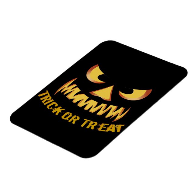 Ímã Trick ou Tratar com a Cara de Abóbora (Left Side)