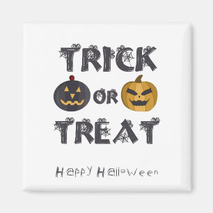 Imã Trick ou Treine Feliz Halloween