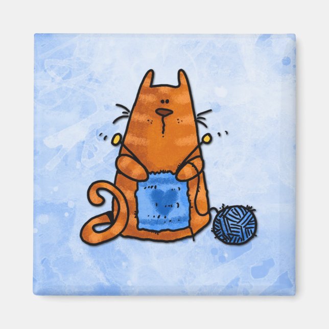 Imã tricô de amor pela paz (Frente)