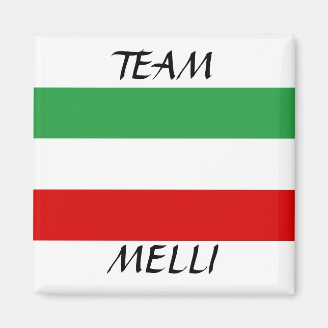 Imã Tricolor TEAM MELLI (Frente)