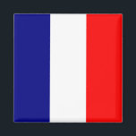 Imã Tricolore Français<br><div class="desc">Simplesmente vermelho,  branco e azul. Rouge Simplementado,  blanc et bleu.</div>