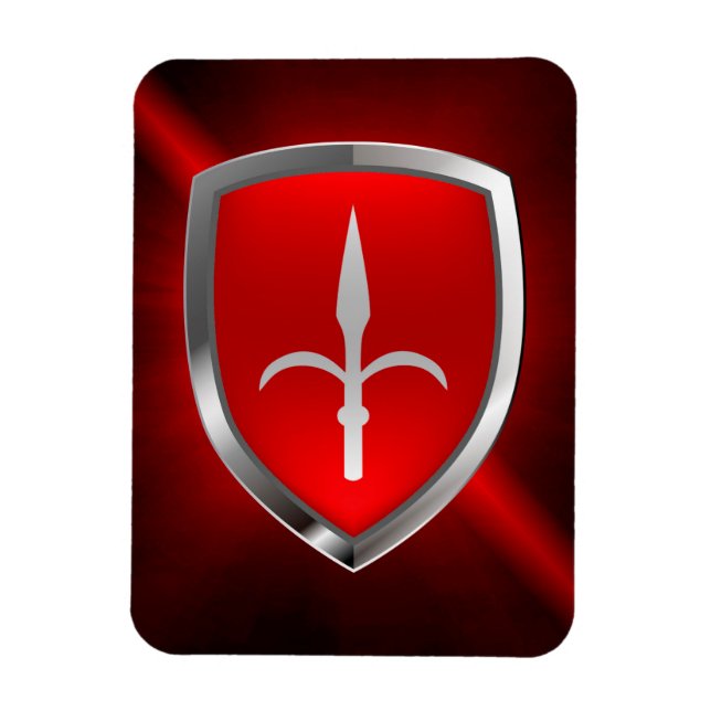 Ímã Trieste Mettalic Emblem (Vertical)