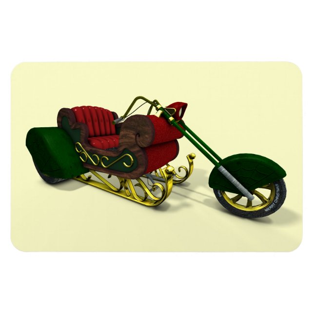 Ímã Trike do Papai Noel (Horizontal)