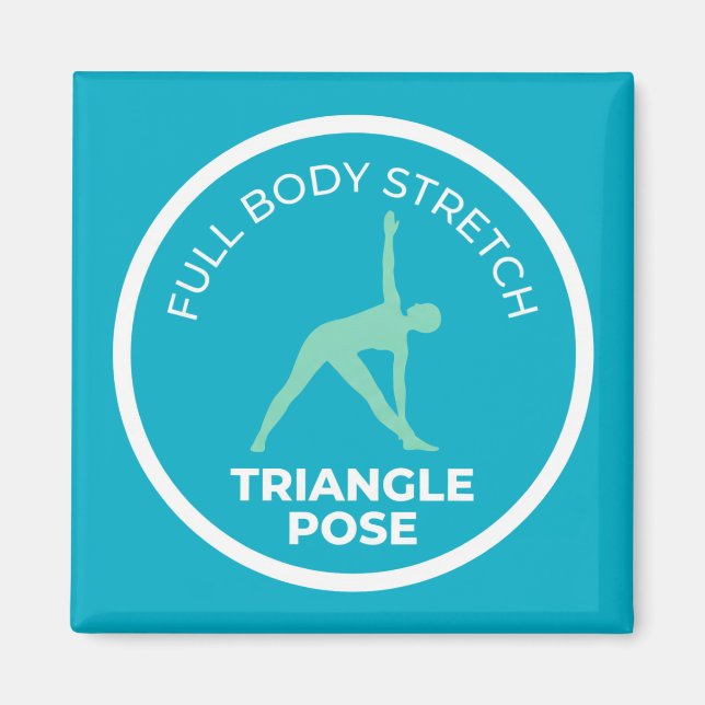 Imã Trikonasana Pose da Triângulo • Alongamento Corpor (Frente)