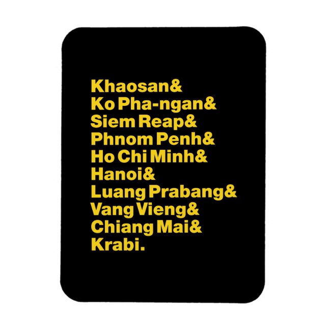 Ímã Trilha / Circuito de Banana Pancake (Vertical)