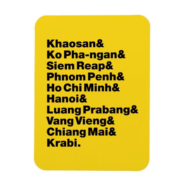 Ímã Trilha / Circuito de Banana Pancake (Vertical)