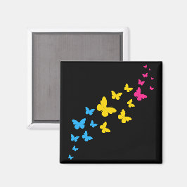 Imã Trilha da Borboleta do Orgulho Pansexual