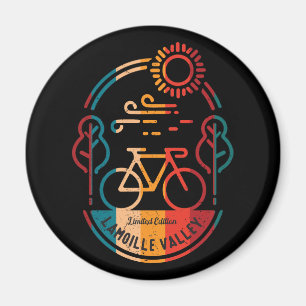 Imã Trilha de Bike do Vale do Lamoille Retro
