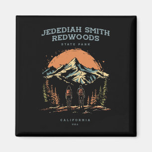Imã Trilha de Mochila no Jedediah Smith Redwoods State