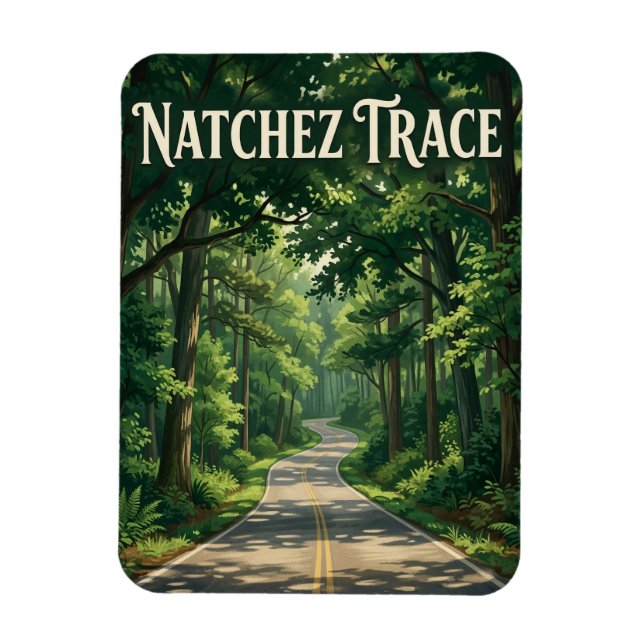 Ímã Trilha de Natchez (Vertical)