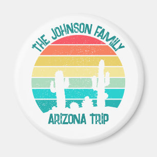 Imã Trilha do Deserto da Arizona Sunset Cactus Persona