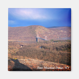 Imã Trilha Popolopen Vista da Bear Mountain Bridge