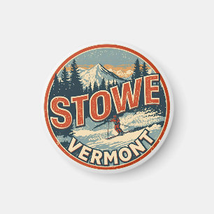 Imã Trilhas de esqui ao ar livre no inverno em Stowe,