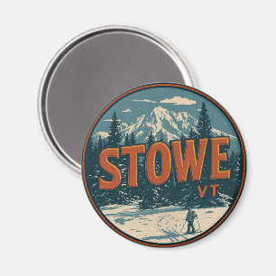 Imã Trilhas de esqui ao ar livre no inverno em Stowe, 