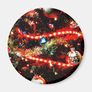 Imã Trimagens de Árvore de Natal Brilhante