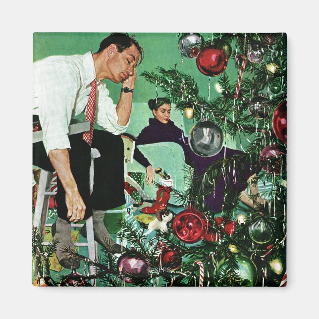 Imã Trimando a árvore (Frente)