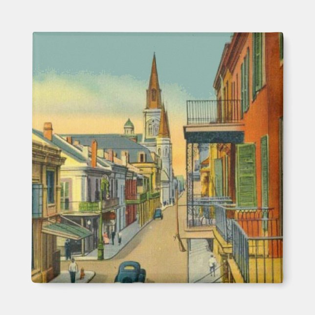 Imã Trimestre Francês Nova Orleans (Frente)