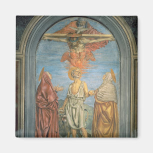 Imã Trindade santamente com St Jerome (fresco)