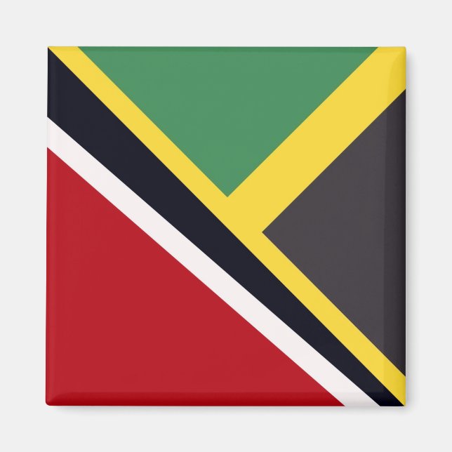 Imã Trini Jamaican Flag | Bandeira Trinidad Jamaica (Frente)