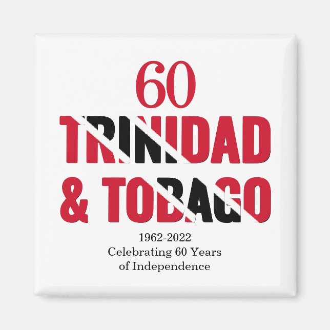 Imã TRINIDAD 60º aniversário da Independência (Frente)