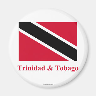 Imã Trinidad and Tobago embandeiram com nome