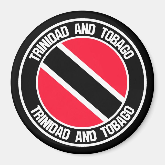 Imã Trinidad e Tobago Round Emblem (Frente)