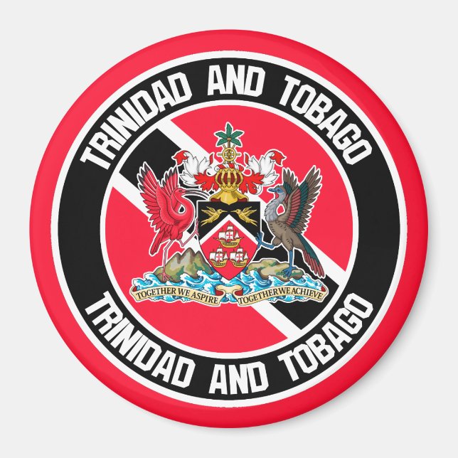 Imã Trinidad e Tobago Round Emblem (Frente)