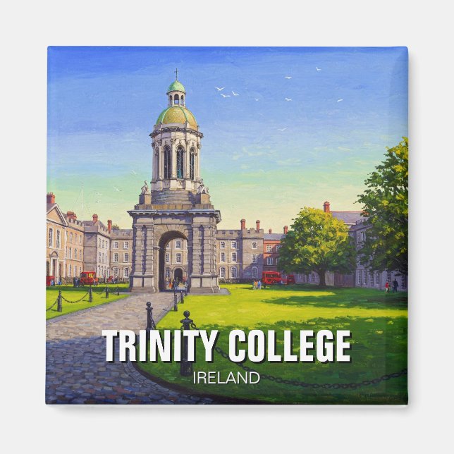 Imã Trinity College Dublin Irlanda Viagem (Frente)