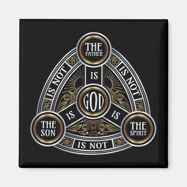 Imã Trinity The Padre, O Filho E O Espírito Santo (Frente)