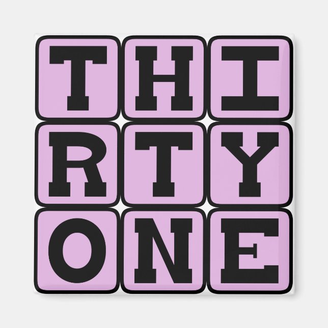 Imã Trinta e um, Número 31 (Frente)