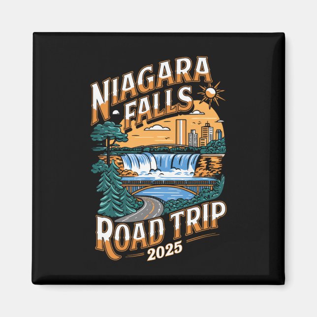 Imã Trip. 2025 - Férias de Verão de Niagara Falls (Frente)
