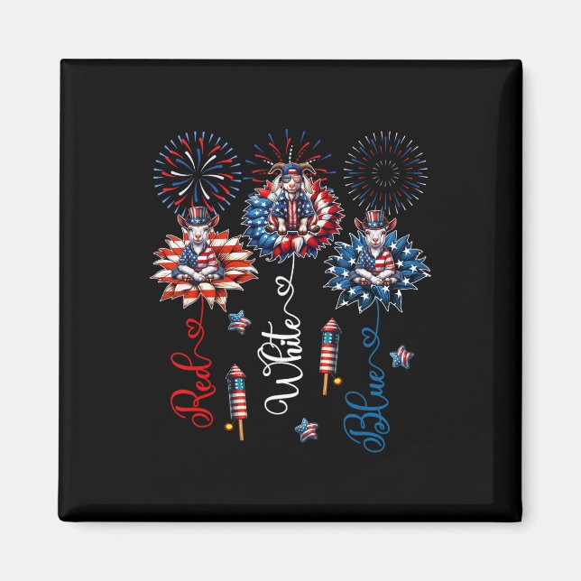 Imã Tripas brancas brancas vermelhas traçadas no Flora (Frente)