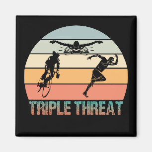 Imã Tripla ameaça - Triathlon Sunset