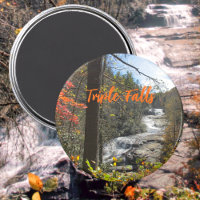 Triple Falls North Carolina Waterfall Fotografia