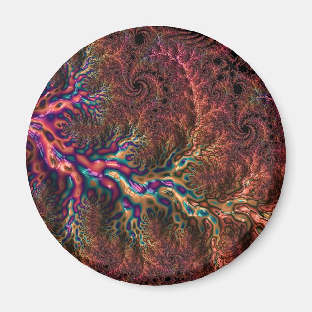 Imã Trippy Fractal (Frente)