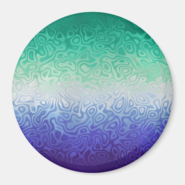 Imã Trippy Ripply Funky Boho MLM Homens que Amam Homen (Frente)