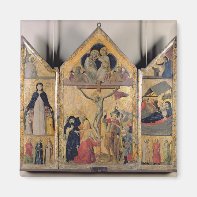 Imã Triptych com Cenas da Vida do (Frente)