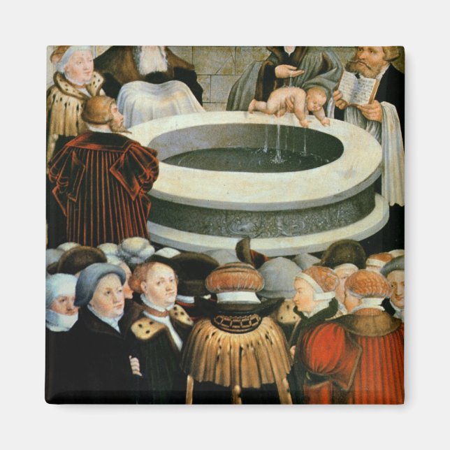 Imã Triptych, painel esquerdo, Philipp Melanchthon (Frente)
