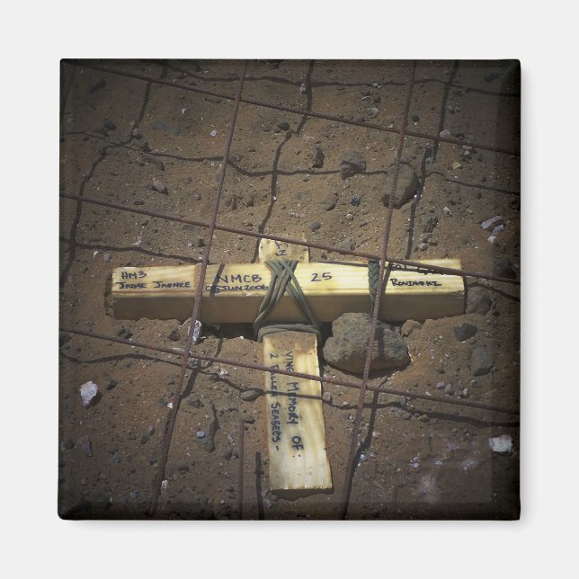 Imã Tripulação de reparo de estradas faz cruzamento (Frente)