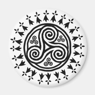 Imã Triskel & hermines bretães