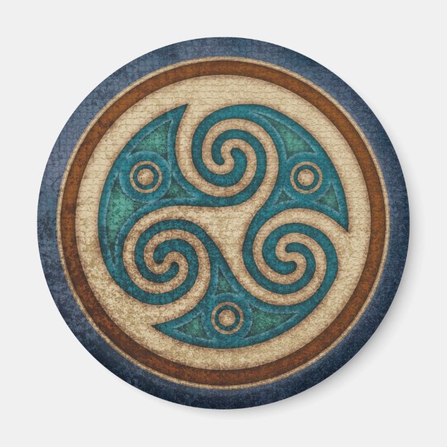 Imã Triskele Magnet escuro (Frente)