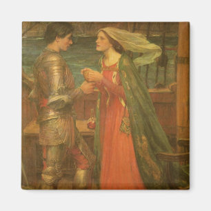 Imã Tristan e Isolde pelo Waterhouse, belas artes do